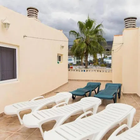 Sunny Ocean View Terrace 3br Retreat By The Ocean Costa Adeje 公寓 卡亚俄萨尔瓦赫