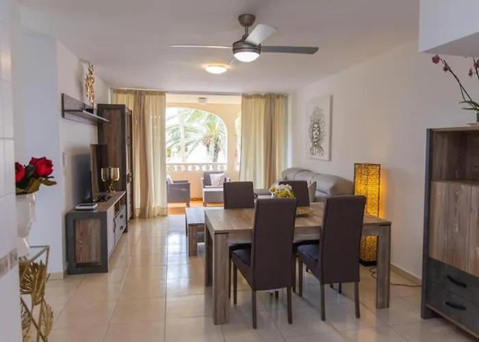 Sunny Ocean View Terrace 3br Retreat By The Ocean Costa Adeje Apartman