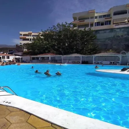 Sunny Ocean View Terrace 3br Retreat By The Ocean Costa Adeje 아파트 *